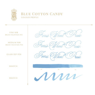 Blue Cotton Candy | 38ml Ink | Ferris Wheel Press