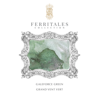 Galeforce Green Fountain Pen Inks - 85ml Bottled | Ferris Wheel Press