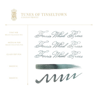 Tunes of Tinseltown Fountain Pen Inks - 10ml Bottled | Ferris Wheel Press