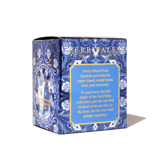 Valiant Blue Fountain Pen Inks - 85ml Bottled | Ferris Wheel Press