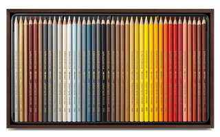 Caran d'Ache Supracolor Aquarelle Colour Pencil - Wooden Box