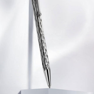 Caran d'Ache Ecridor™ Venetian Platinum Ballpoint Pen & Leather Case Special Edition