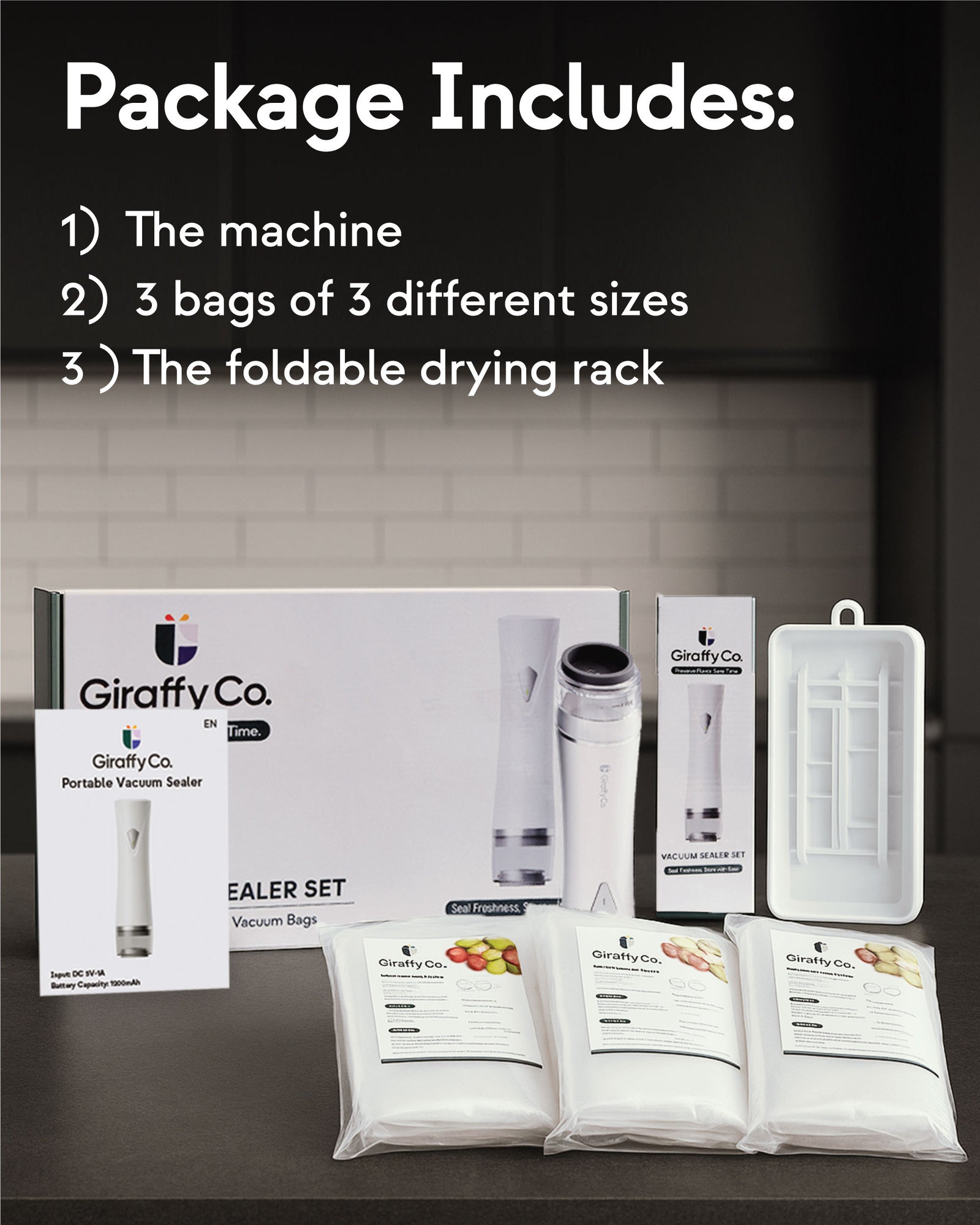 Kit de machine sous vide