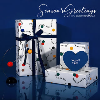 Paperplay Gift Wrapping Paper - Polka Dot