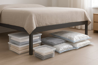 Tidy Under the Bed: Low-Profile Bins and Vacuum Bags That Fit