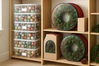 Holiday Decor Storage: Wreath Boxes, Ornament Bins, and Labeling Tips