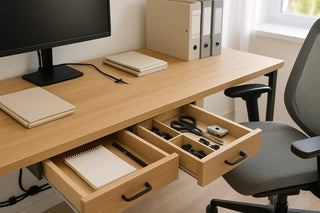 Home Office Organization: Desk Drawers, Cable Management, and Files