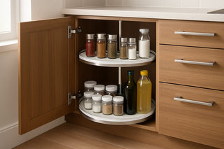 Corner Cabinet Organization: Lazy Susan Turntable Ideas That Save Space