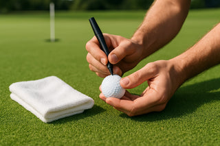 Marking, Cleaning, and Replacing a Golf Ball on the Green
