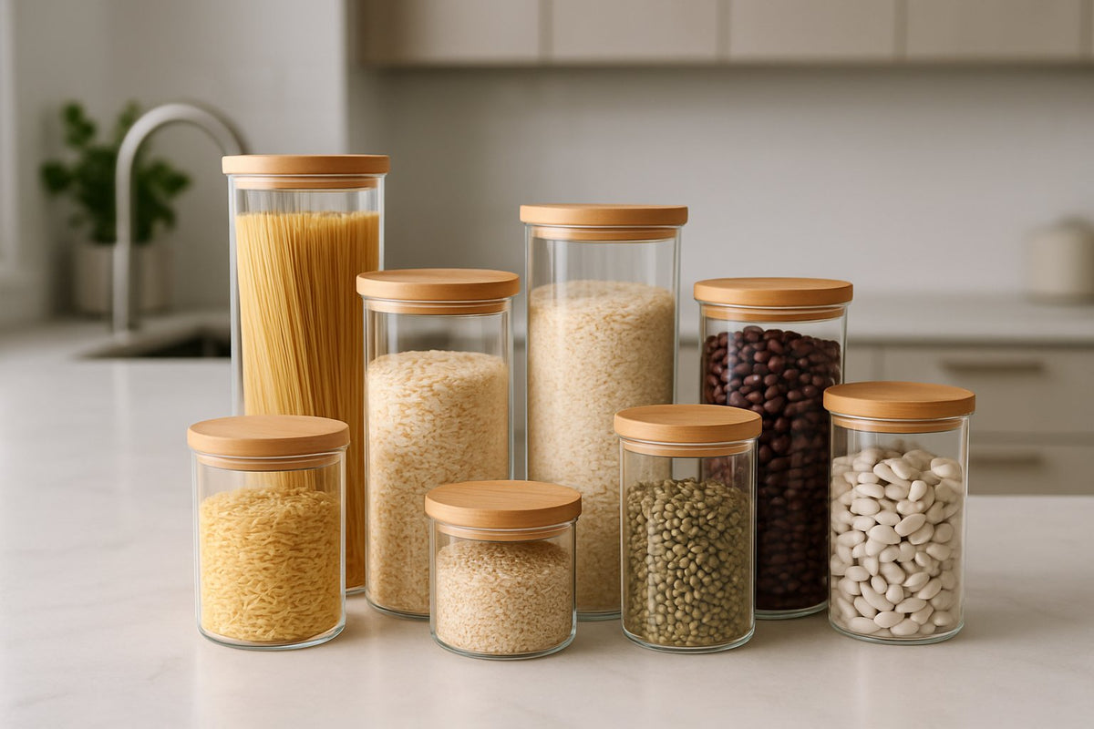 Creating a Clean Kitchen Aesthetic with Matching Storage Containers ...