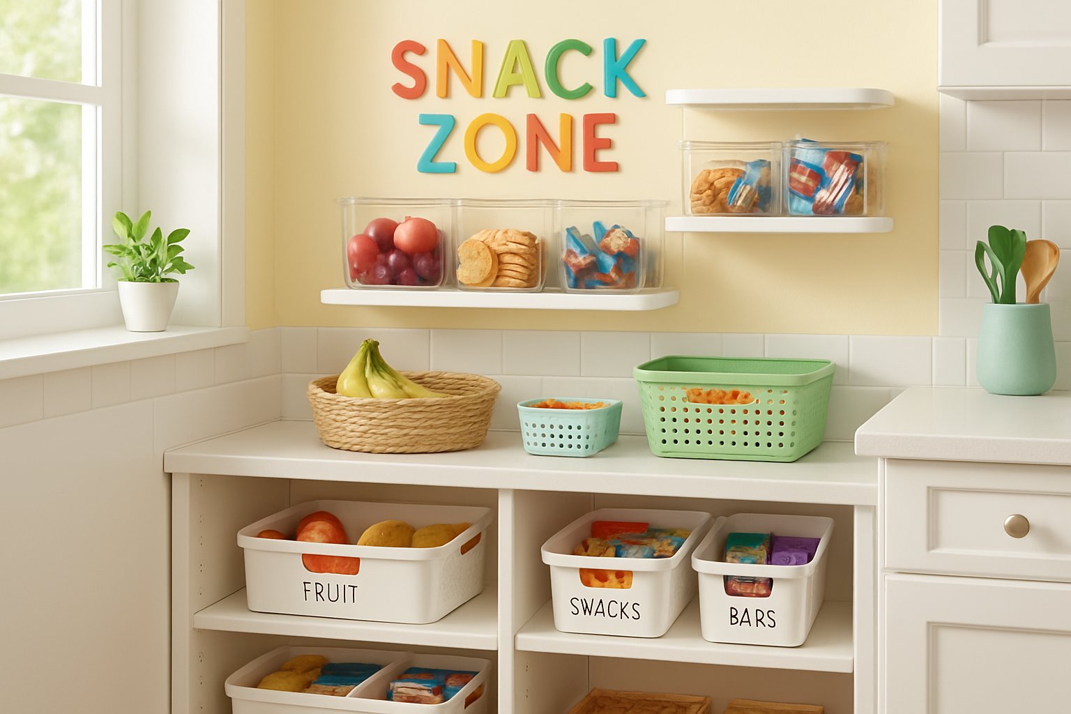 How to Build a Kid-Friendly Snack Storage System