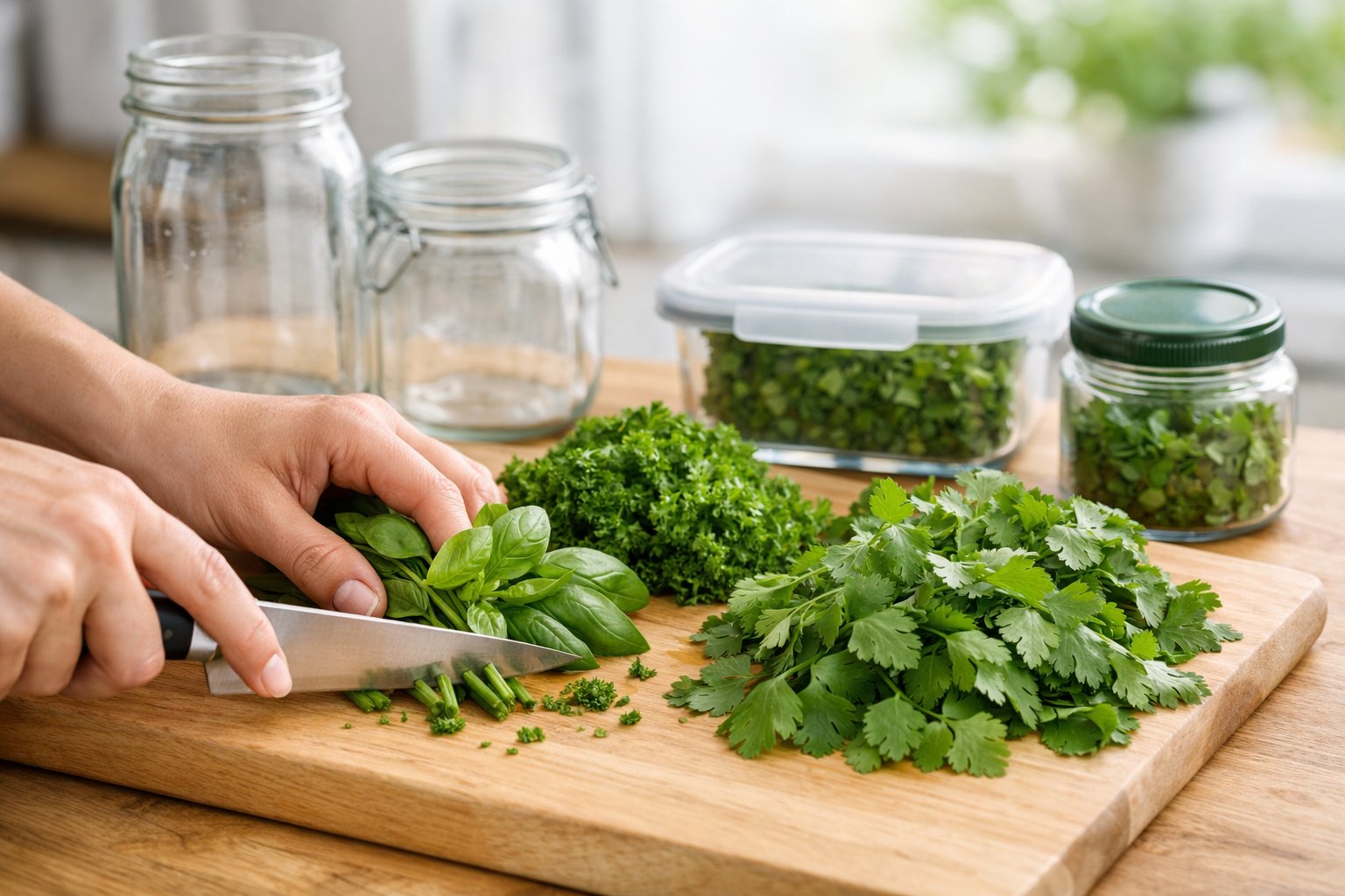 How to Store Fresh Herbs Without Crushing Their Texture