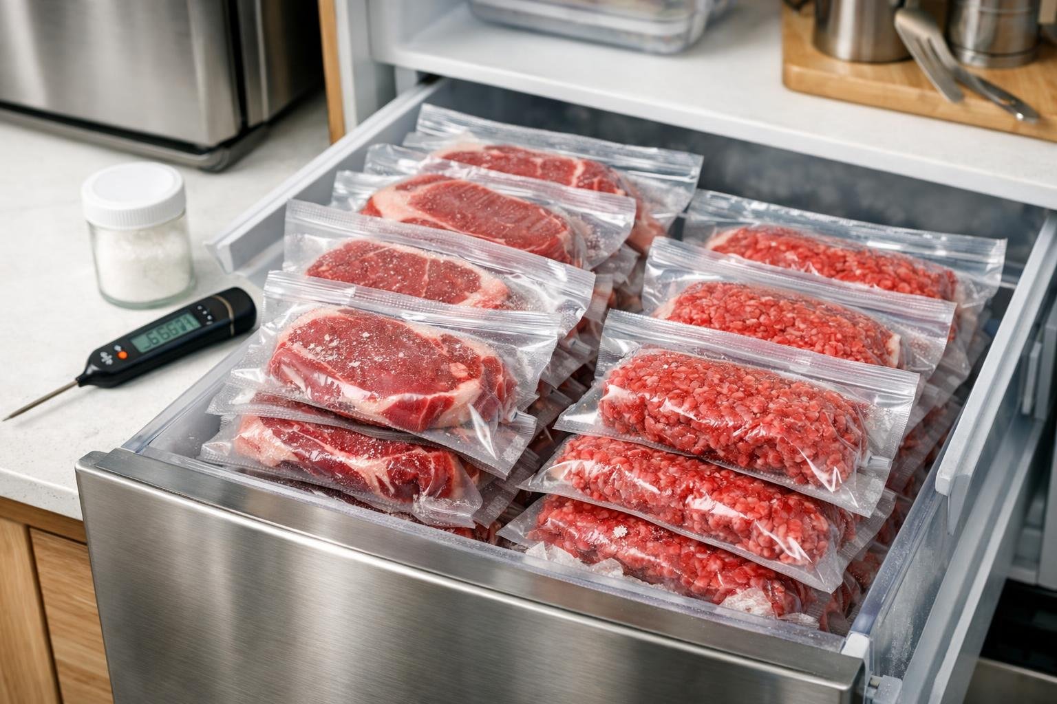 What Is The Best Way To Preserve Meat Texture During Long-Term Freezer Storage