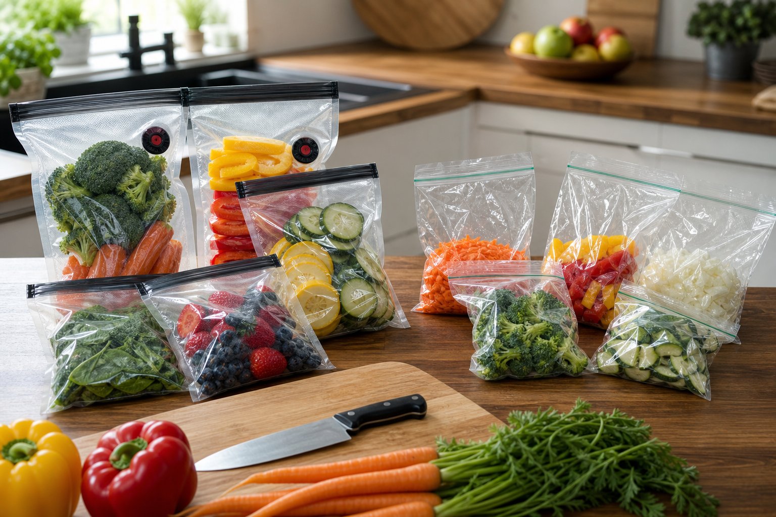 Reusable Vacuum Bags vs Disposable Storage Bags: Which Makes More Sense for Weekly Food Prep?