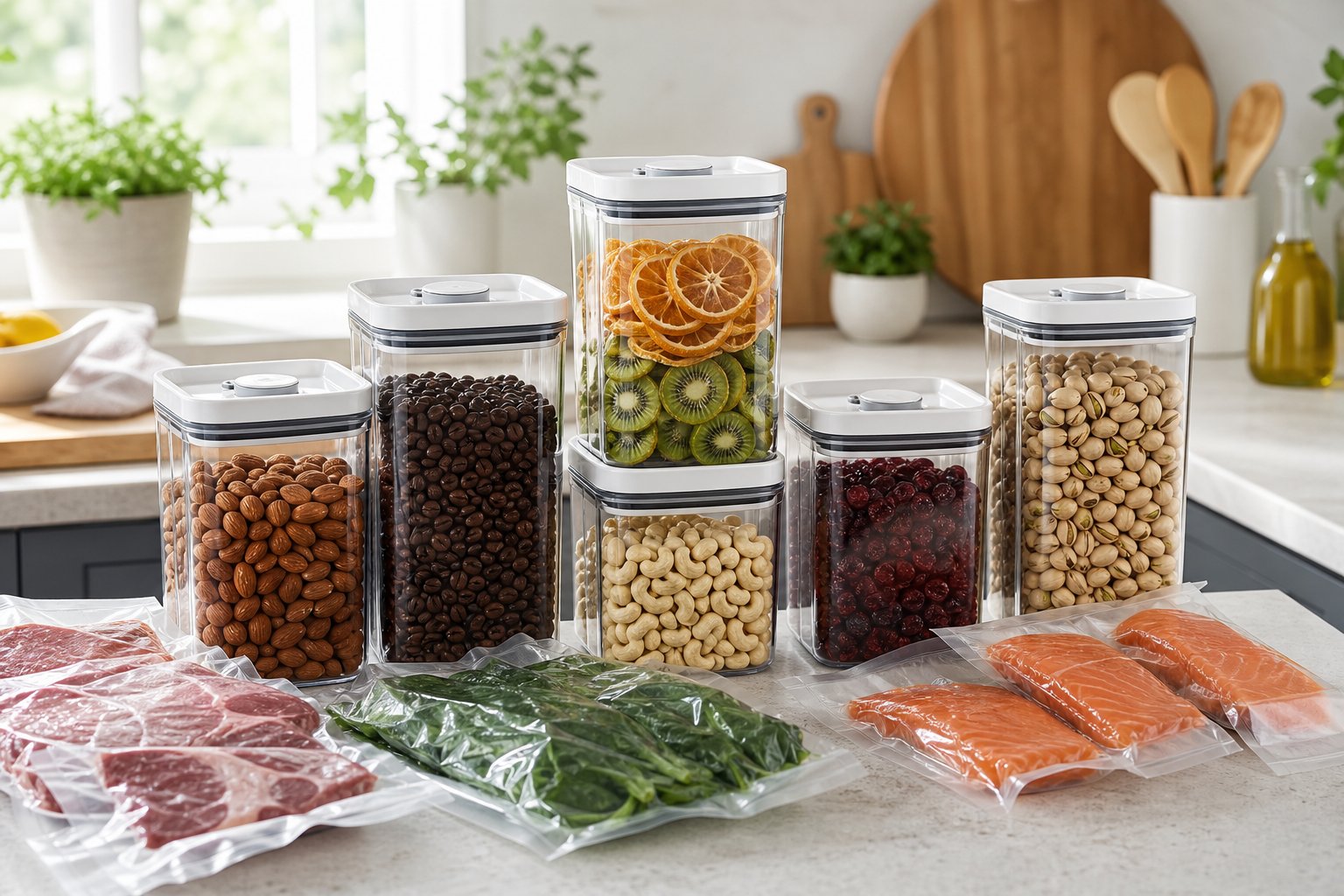 Which Foods Should Go in Vacuum Canisters Instead of Vacuum Sealer Bags?