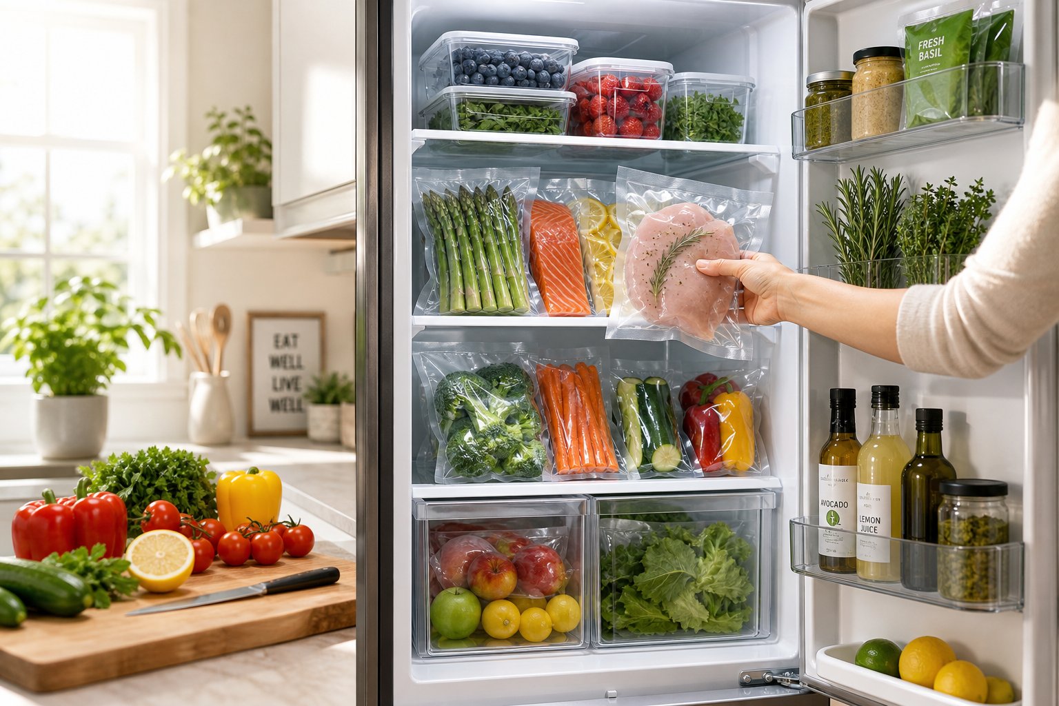 Can Vacuum Storage Make Weekly Ingredient Access Easier Without Overfilling the Fridge?
