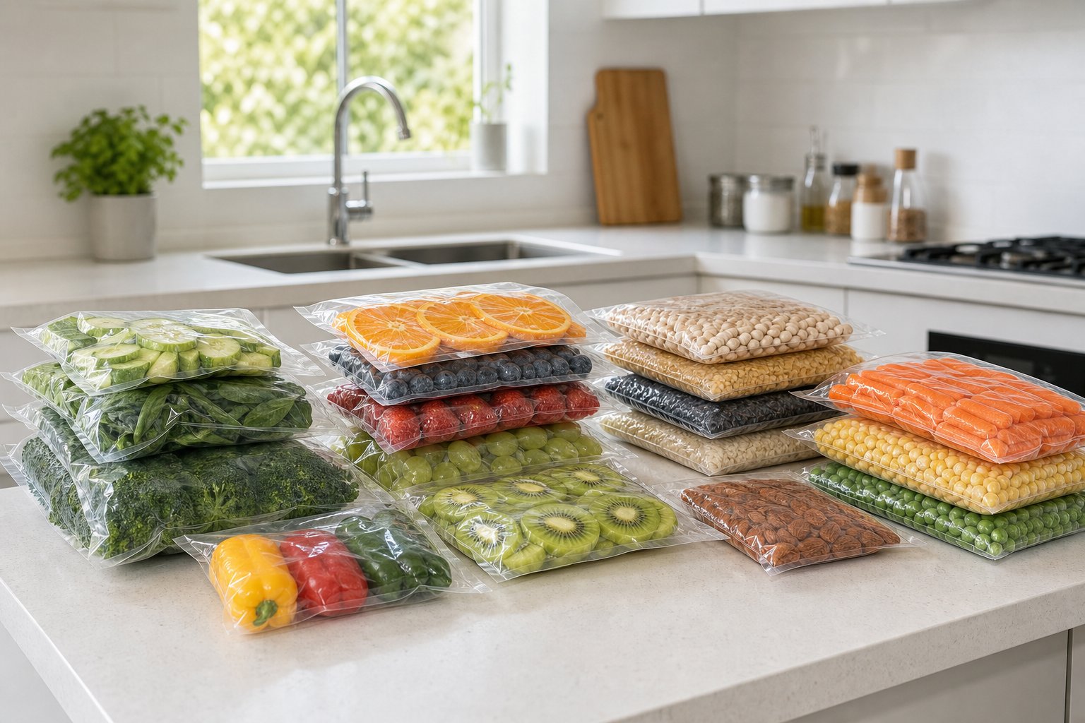 Why Vacuum Bags Work Well for Flat, Stackable Storage in Small Kitchens