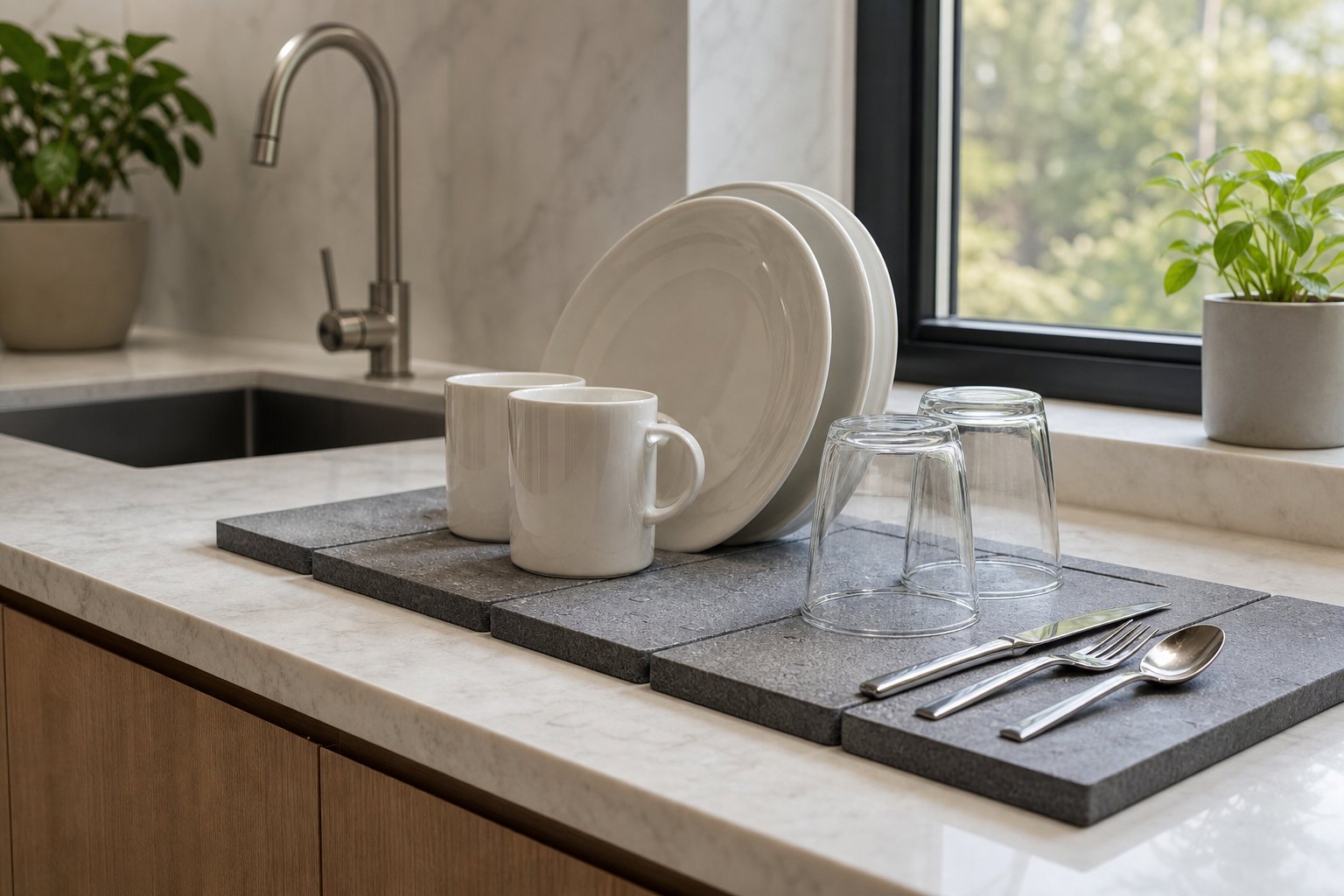 What Makes a Modular Drying Stone Mat Useful for Cups, Plates, and Daily Dishwashing?