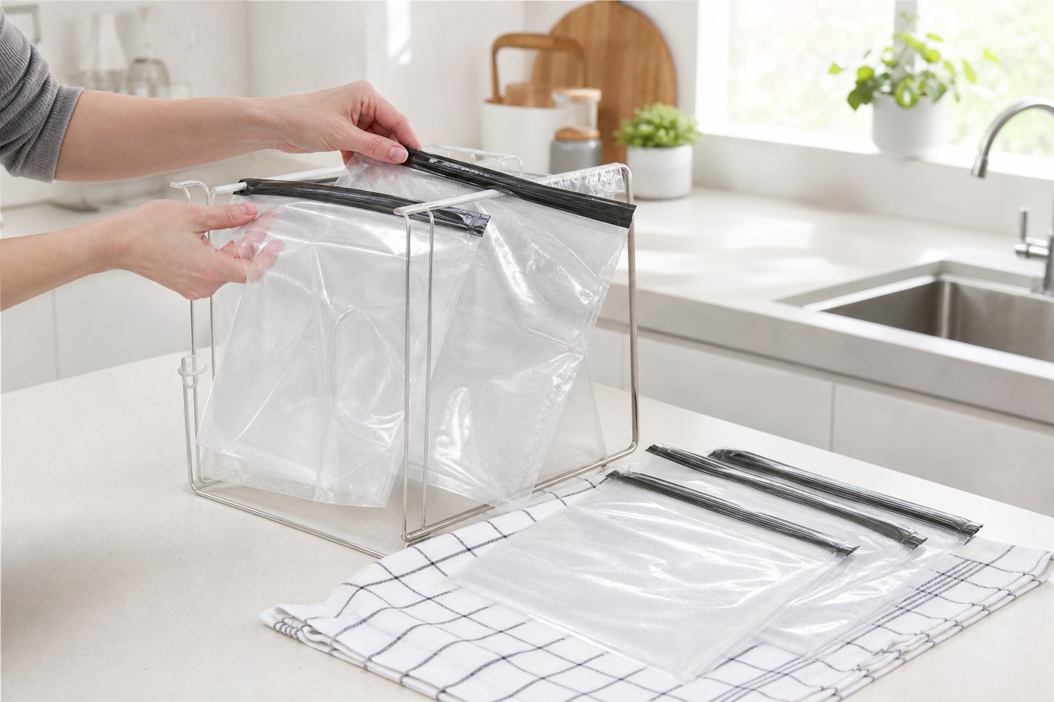 How to Dry Reusable Vacuum Sealer Bags Completely Before Storing Them