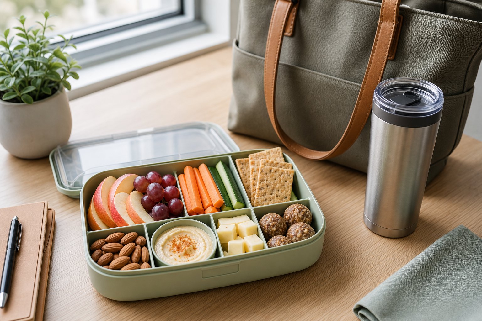 How to Pack an Adult Snack Box for Workdays, Commuting, and Busy Afternoons