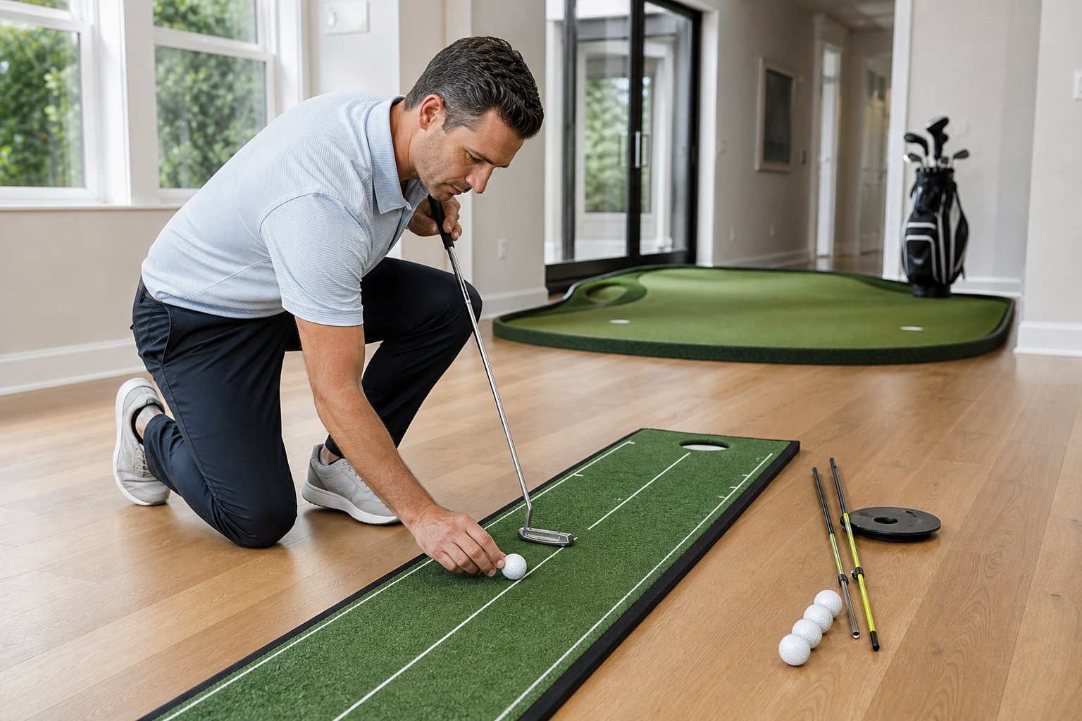 Putting Mat vs Practice Green: What Can You Realistically Improve at Home?