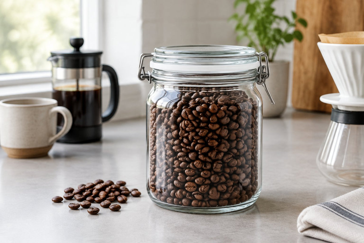 Can You Store Coffee Beans in Glass Jars? How Air, Light, and Lid Seal Affect Freshness