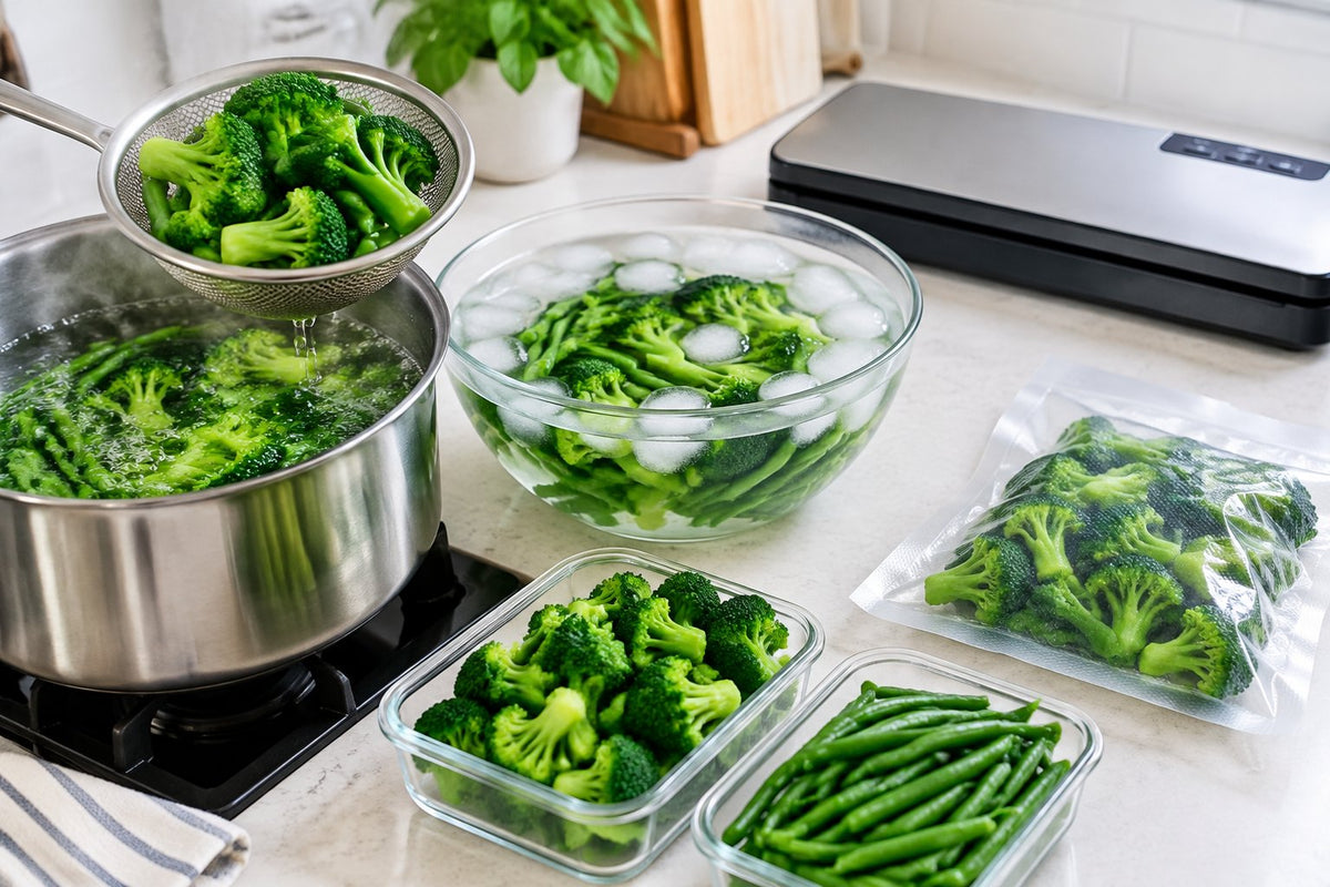 Do Vegetables Need to Be Blanched Before Vacuum Sealing for Freezer Storage?
