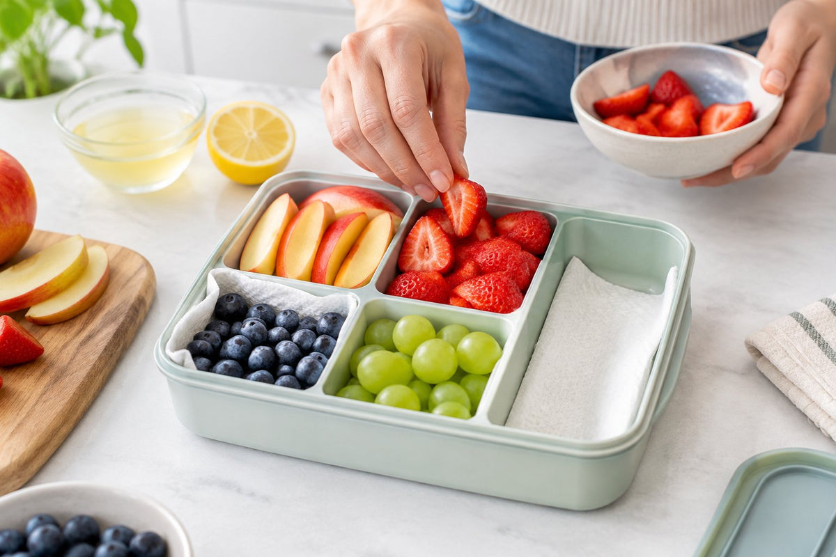 How to Keep Crackers, Granola, and Other Crunchy Snacks Crisp in a Compartment Snack Box