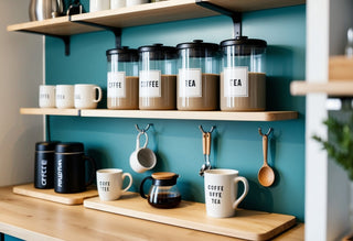 How to Keep Your Coffee and Tea Station Organized and Clutter-Free