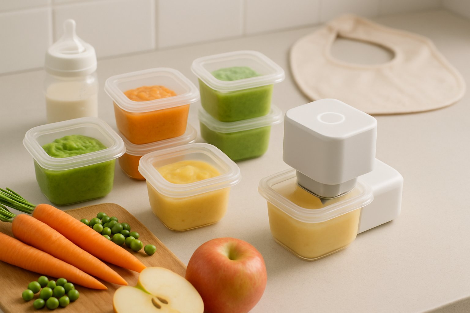 Batch Cooking for Babies: Safe Storage of Purées Using a Portable Vacuum Sealer