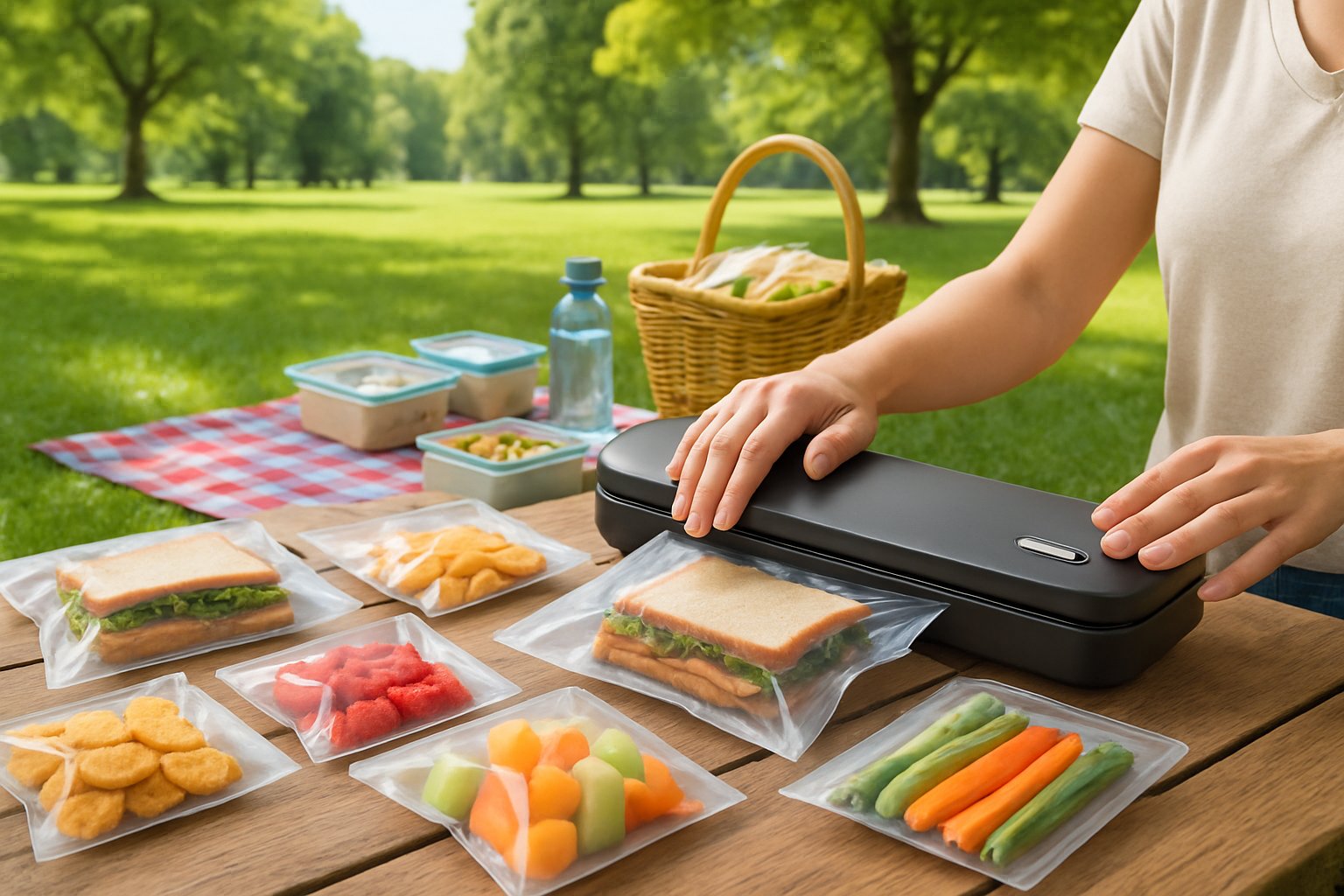 Perfect Picnics: Pre‑Pack Mess‑Free Meals With a Portable Vacuum Sealing Device