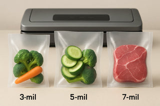 Does Bag Thickness Matter? Comparing 3‑, 5‑ and 7‑Mil Vacuum Sealer Bags