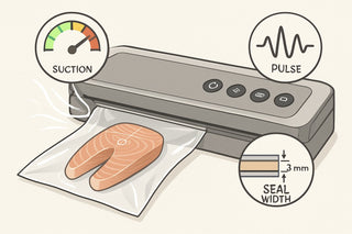 How to Read Vacuum Sealer Specs: Suction Power, Seal Width, Pulse Mode & More Explained