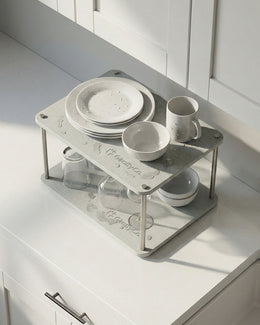 Modular drying stone mat system for organized kitchen drying