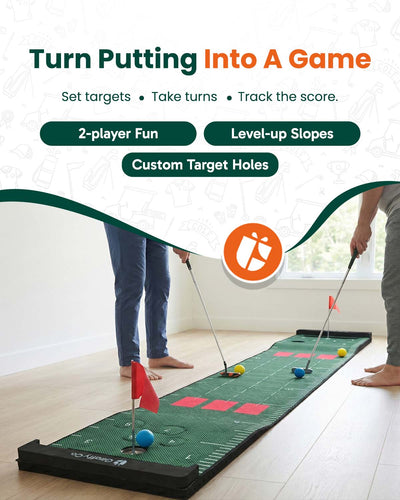 Golf Putting Mat Set