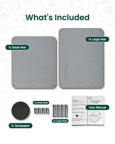 Tapis égouttoir en pierre – Duo Compact