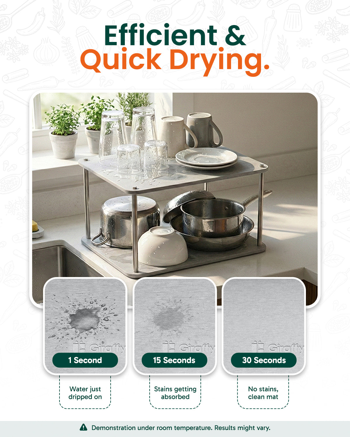 Tapis égouttoir en pierre – Tapis modulaire