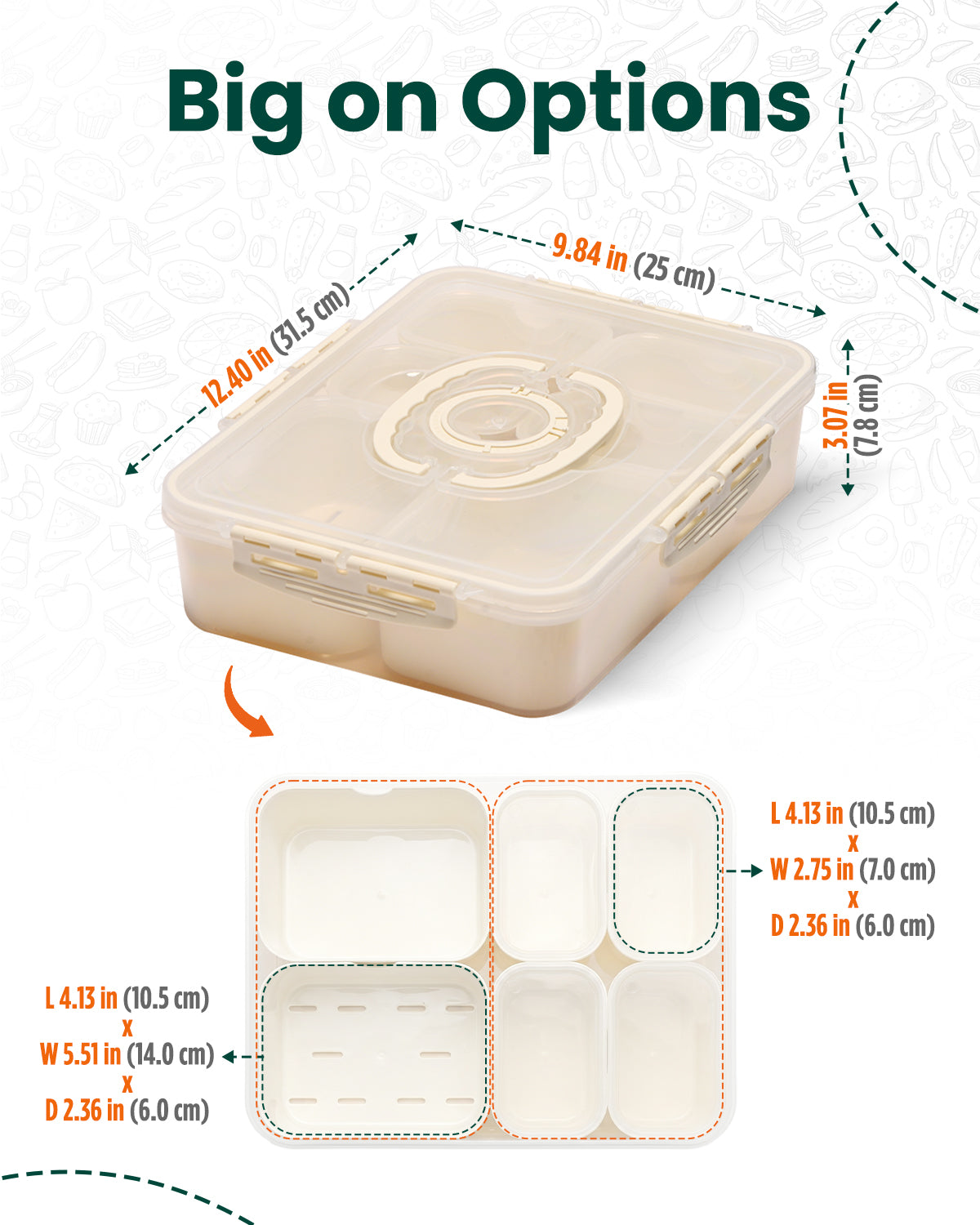 Boîte à goûter portable