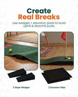 Golf Putting Mat Set