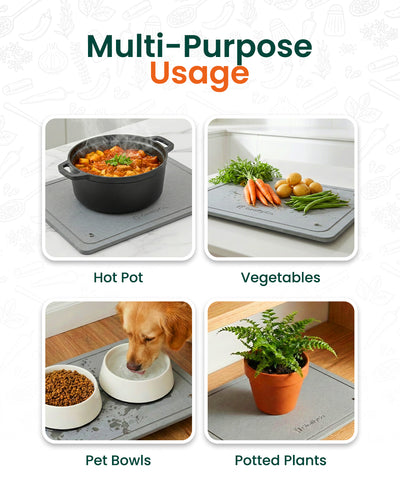 Tapis de séchage en pierre – Grande Solo