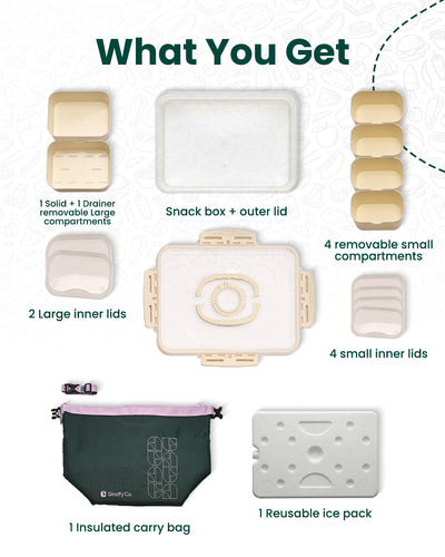 Boîte à goûter portable