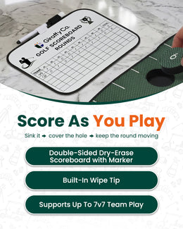 Golf Putting Mat Game Set – 10ft