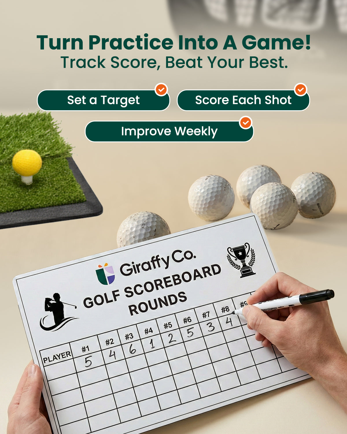 Golf Chipping Netz-Set