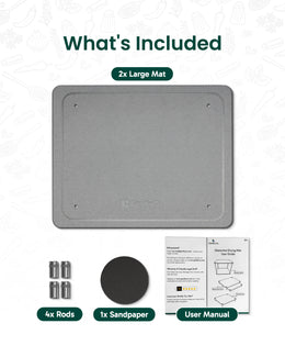 Grande Solo drying stone mat with accessories