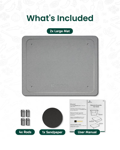 Tapis de séchage en pierre – Grande Solo