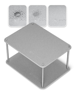 Modular stone drying mat with stackable two tier design