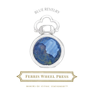 2025 Limited Edition | Blue Revelry | 38ml Ink | Ferris Wheel Press