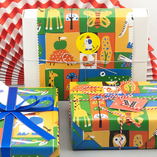 Paper Park Gift Wrapping Paper_Zoo