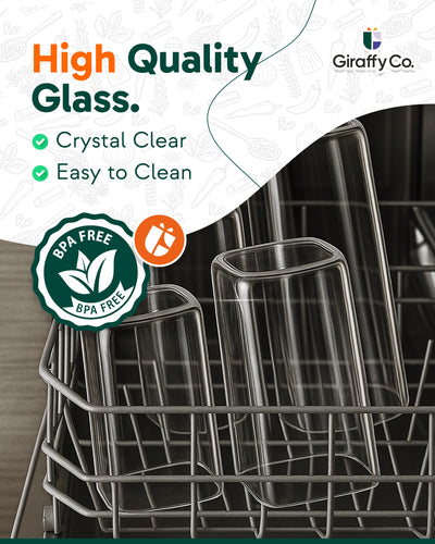 Bocaux carrés en verre