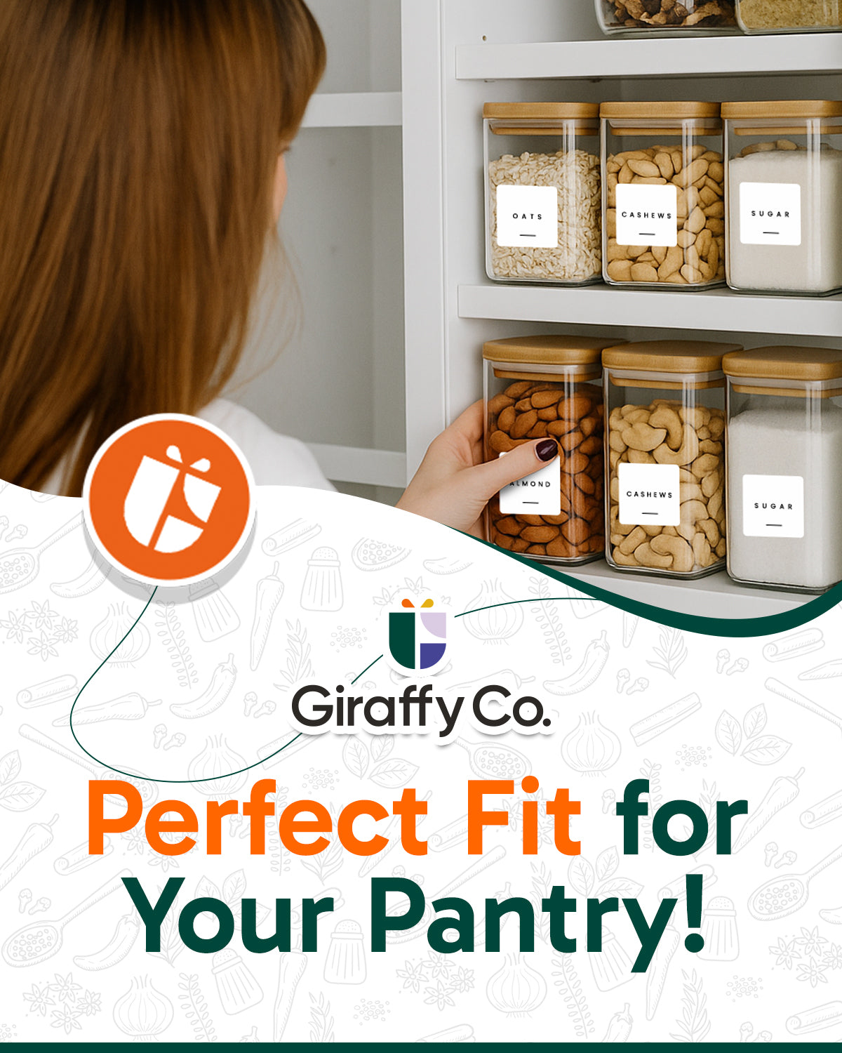 Bocaux carrés en verre